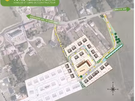 terrain 363 m² clarques
