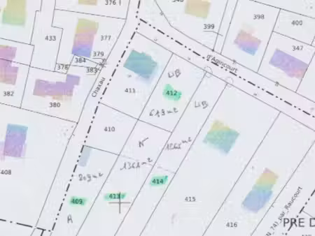 bouxières-aux-chênes : terrain constructible en vente