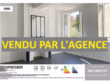 un appartement 2 pieces renove  au centre-ville de perpignan