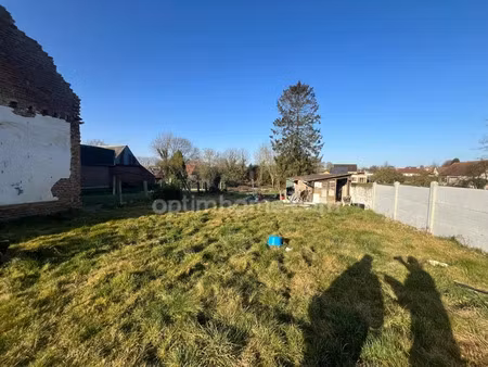 vente terrain 1701 m² à bouzincourt (80300)  60 000 €