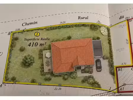 vente terrain 410 m² à mézy-sur-seine (78250)  139 000 €