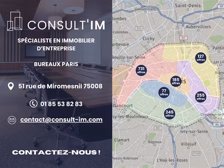 location locaux professionnels 388 m² à montreuil (93100)  8 148 €