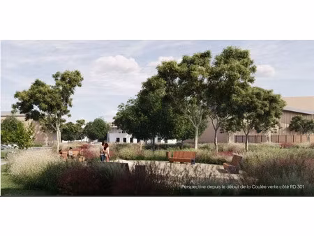 bureaux neufs divisibles à partir de 250 m² climatisés avec une terrasse à vendre au pied 