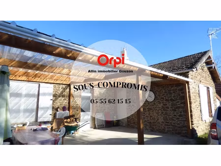 vente maison 4 pièces 90 m² à budelière (23170)  88 000 €