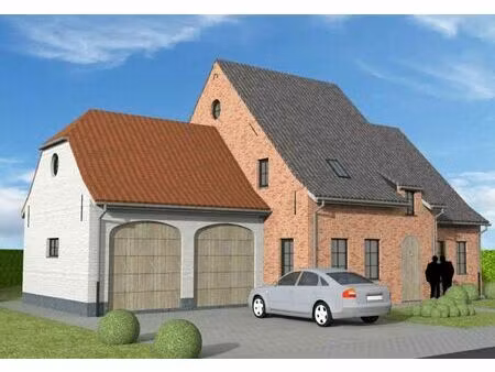 nieuw te bouwen alleenstaande woning te dentergem.