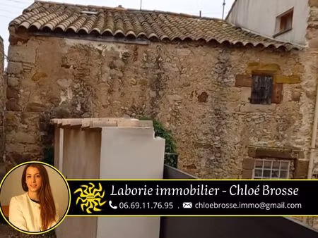 vente maison 2 pièces 40 m² cruzy (34310)