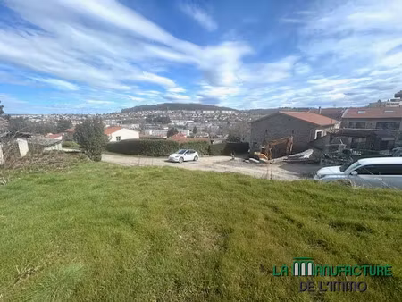 vente terrain 638 m² à roche-la-moliere (42230)  65 600 €