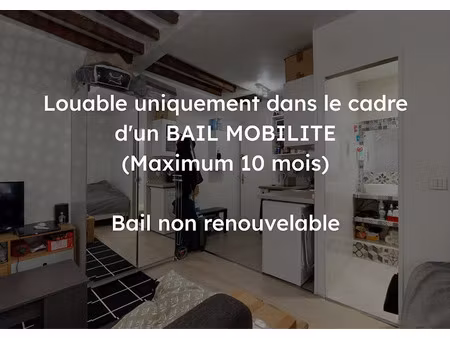 location meublée appartement 1 pièce 19.05 m² à paris 19ème (75019)  762 €