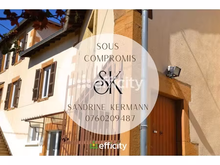 vente maison 5 pièces 155 m² à saint-verand (69620)  349 000 €