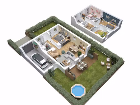 vente maison 4 pièces 86 m² villeneuve-tolosane (31270)