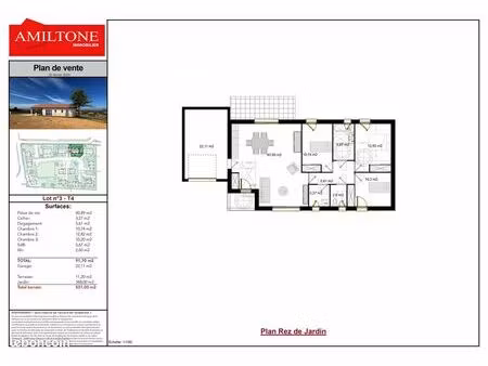 maison 4 pièces 92 m²