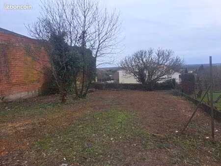 terrain individuel constructible centre ville jarnac raccordement eau et électricité fait