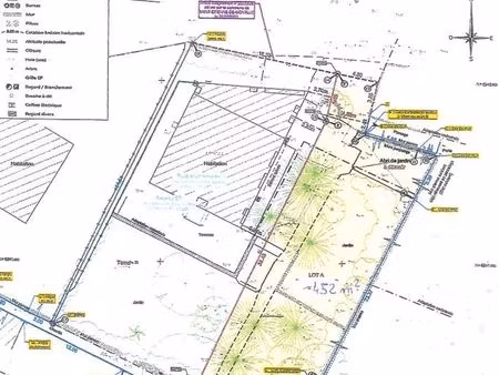 terrain 452 m² saint-étienne-de-montluc