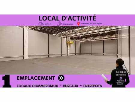 montataire (60) - entrepôt 400 m²  à louer