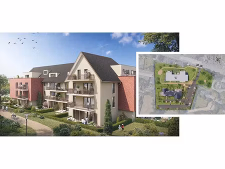 vente appartement 3 pièces 63 m² à honfleur (14600)  249 000 €
