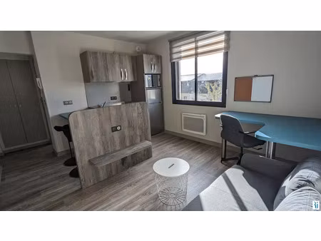 location meublée appartement 2 pièces 27.65 m² à deville-les-rouen (76250)  645 €