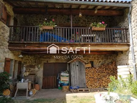 ensemble maison + 2 appartement. 6 chambres. 48000m2 terrain