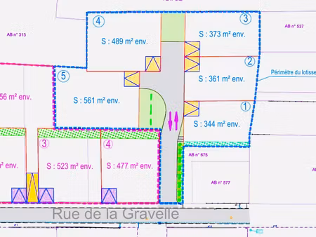 lotissement terrain a batir viabilise lot 5 de 561 m2 51220