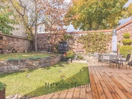 maison alsacienne avec jardin sans vis à vis  garage  cave et atelier