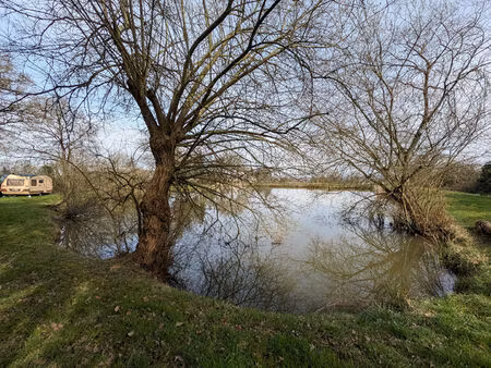 terrain avec plan d'eau à saint léger