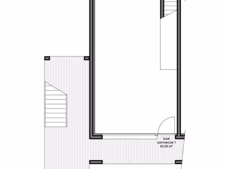 vente commerce 1 pièce 43 m² solaro (20240)