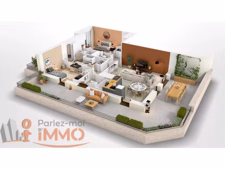 vente appartement 4 pièces 87 m² givors (69700)