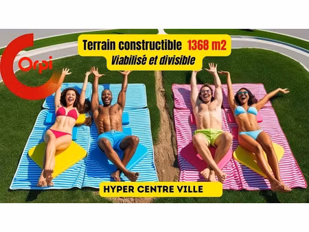 vente terrain à batir 1368 m² à chateaubriant (44110)  142 900 €