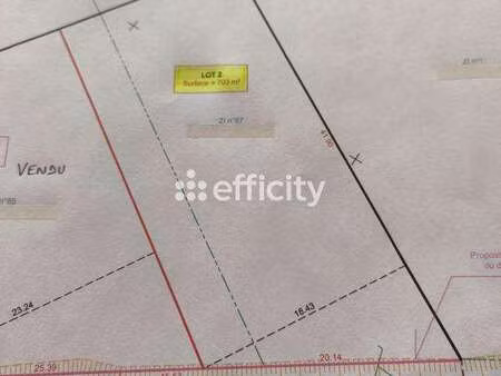vente terrain à trémeur (22250) : à vendre / 703m² trémeur