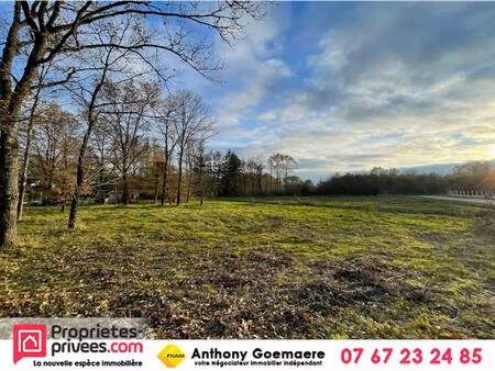 terrain villefranche sur cher 990 m2