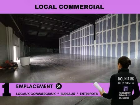 saint maximin - emplacement premium  local commercial 1.500 m2