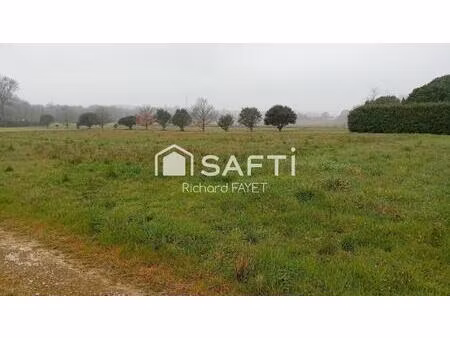 vente terrain 3499 m² bois (17240)