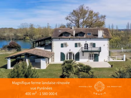 vente maison 10 pièces 411m2 peyrehorade 40300 - 1315000 € - surface privée