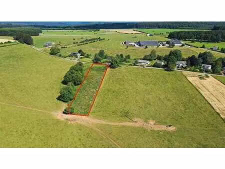 superbe terrain de +/- 30 ares avec vue dégagée dans une rue