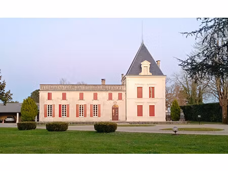 chateau à vendre à saint-martin-du-bois (33910) - gironde
