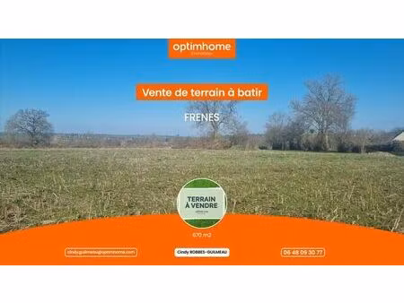 vente terrain 670 m² tinchebray-bocage (61800)