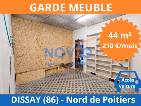 location maison 2 pièces 44 m² à dissay (86130)  210 €
