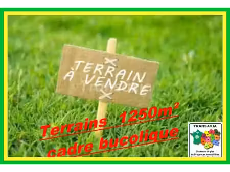terrain à bâtir 1250m²