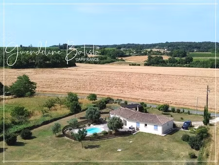 maison contemporaine 142 55m² - terrain de 4 006 00 m² - sud bergerac