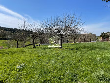 terrain à bâtir avec vue dégagée