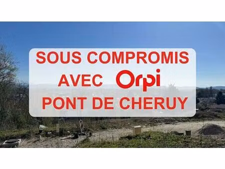 vente terrain 224 m² chavanoz (38230)