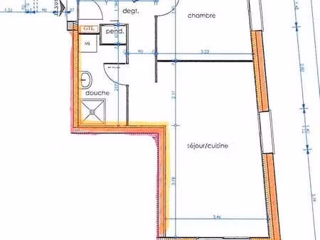 location appartement 2 pièces à saint-brice-en-cogles (35460) : à louer 2 pièces / 44m² sa