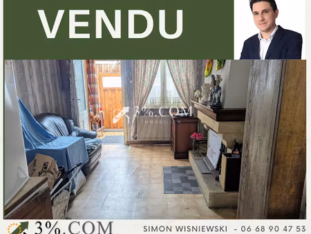 vente maison 4 pièces 82 m² à beuvry (62660)  65 000 €