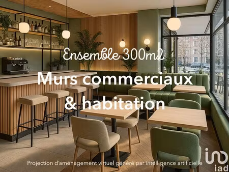vente restaurant 300 m²