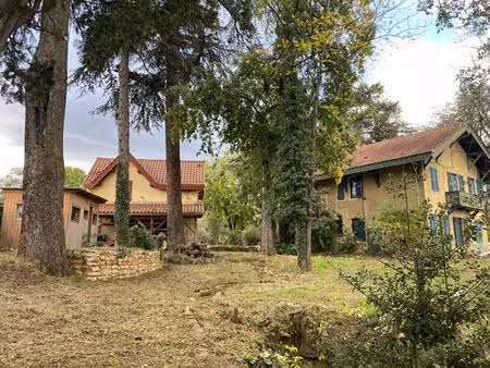 deux maisons avec parc de 6910m² vu saône