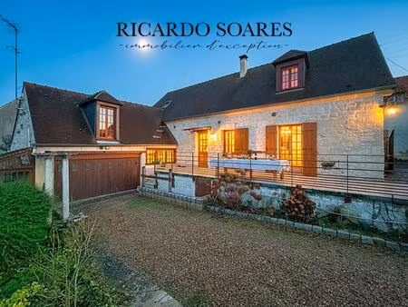 60700 pontpoint - longère rénovée en 2016 / 160m2 au sol / 3 chambres / sejour 45m2 / gara