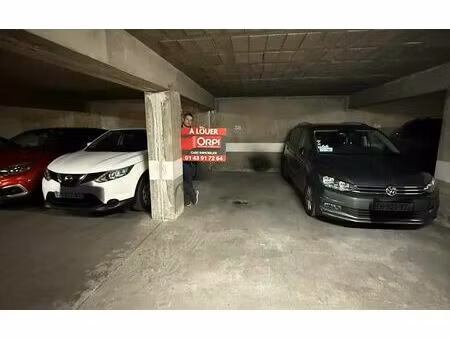 location stationnement  12.5 m² t- à ivry-sur-seine  85 €