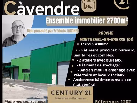 local 2700 m² montrevel en bresse