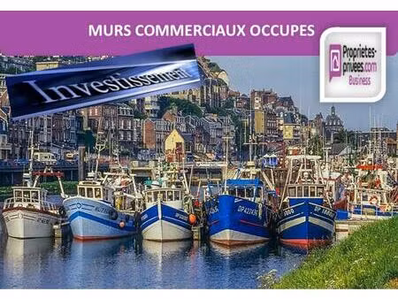 le tréport ! murs commerciaux occupés 100 m²