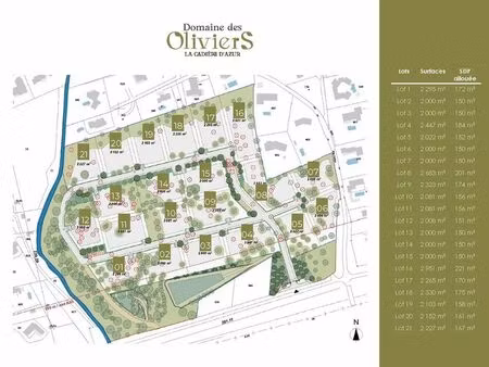 vente terrain 2500 m² la cadière-d'azur (83740)