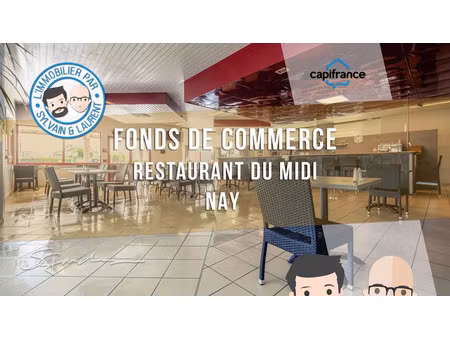 vente locaux professionnels 415 m² à nay (64800)  134 400 €